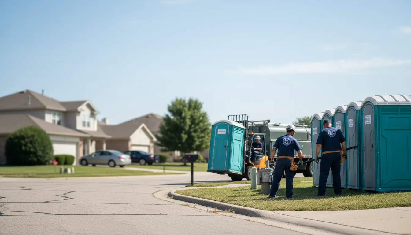 Porta Potty Rental in Maunie, IL near me